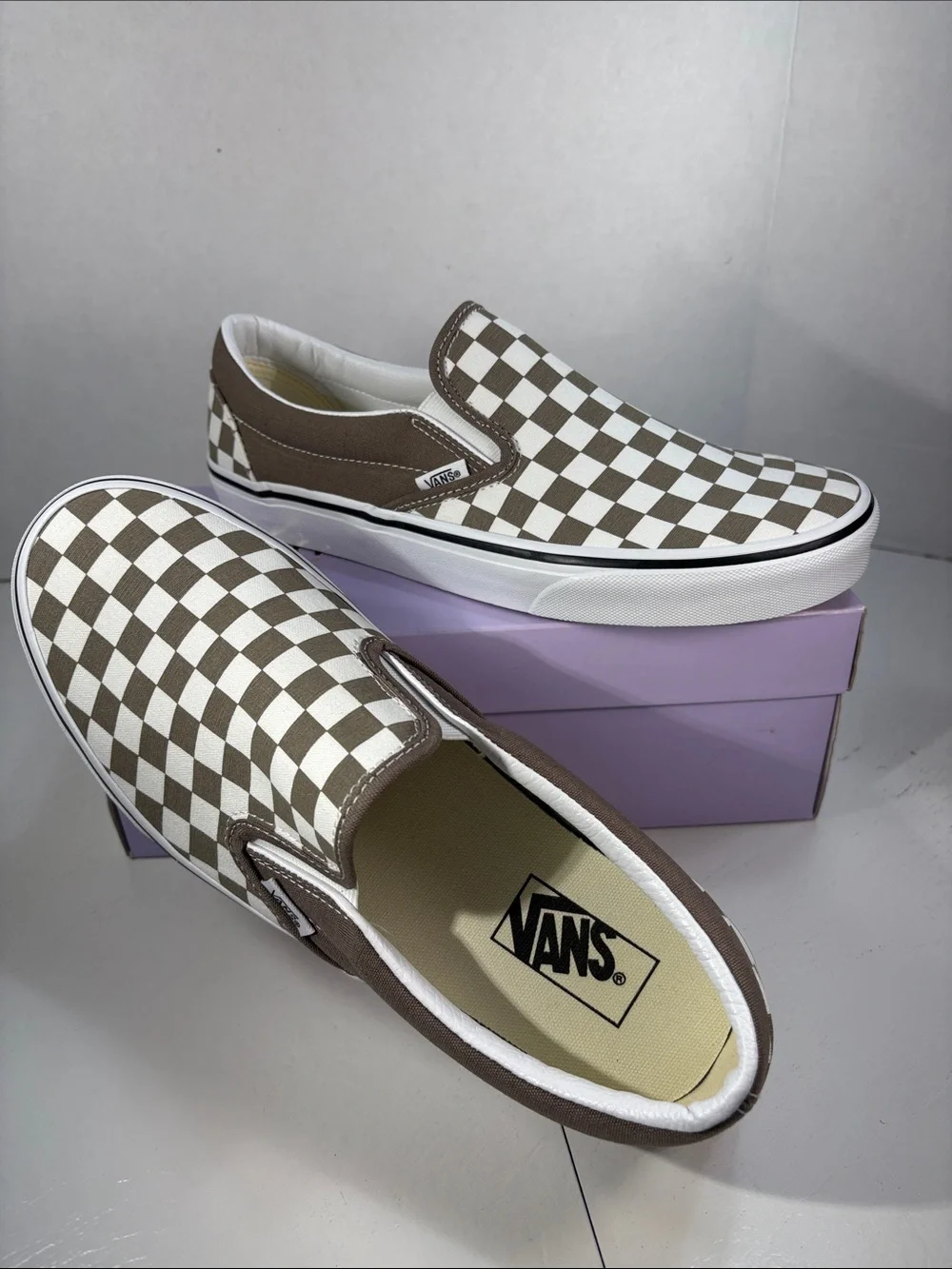 NWT Vans Classic Checkerboard Slip-Ons Men’s 10 - Picture 10 of 10
